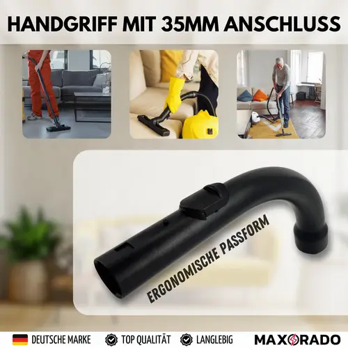 Staubsauger Handgriff 35 mm Hand Griff Schlauchgriff Ersatz Rohr kompatibel mit Ersatzteil für Miele Cat & Dog 800 5000 S4 Team Spirit S 323i 7100 Staubsauger Handgriff 35 mm Hand Griff Schlauchgriff Ersatz Rohr kompatibel mit Ersatzteil für Miele Cat & Dog 800 5000 S4 Team Spirit S 323i 7100