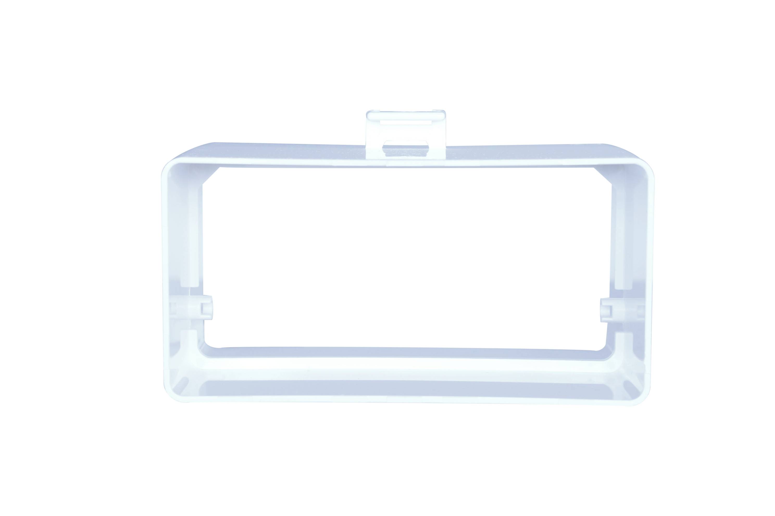 Rohrverbinder Flacher Luftkanal Flat PVC 55-110