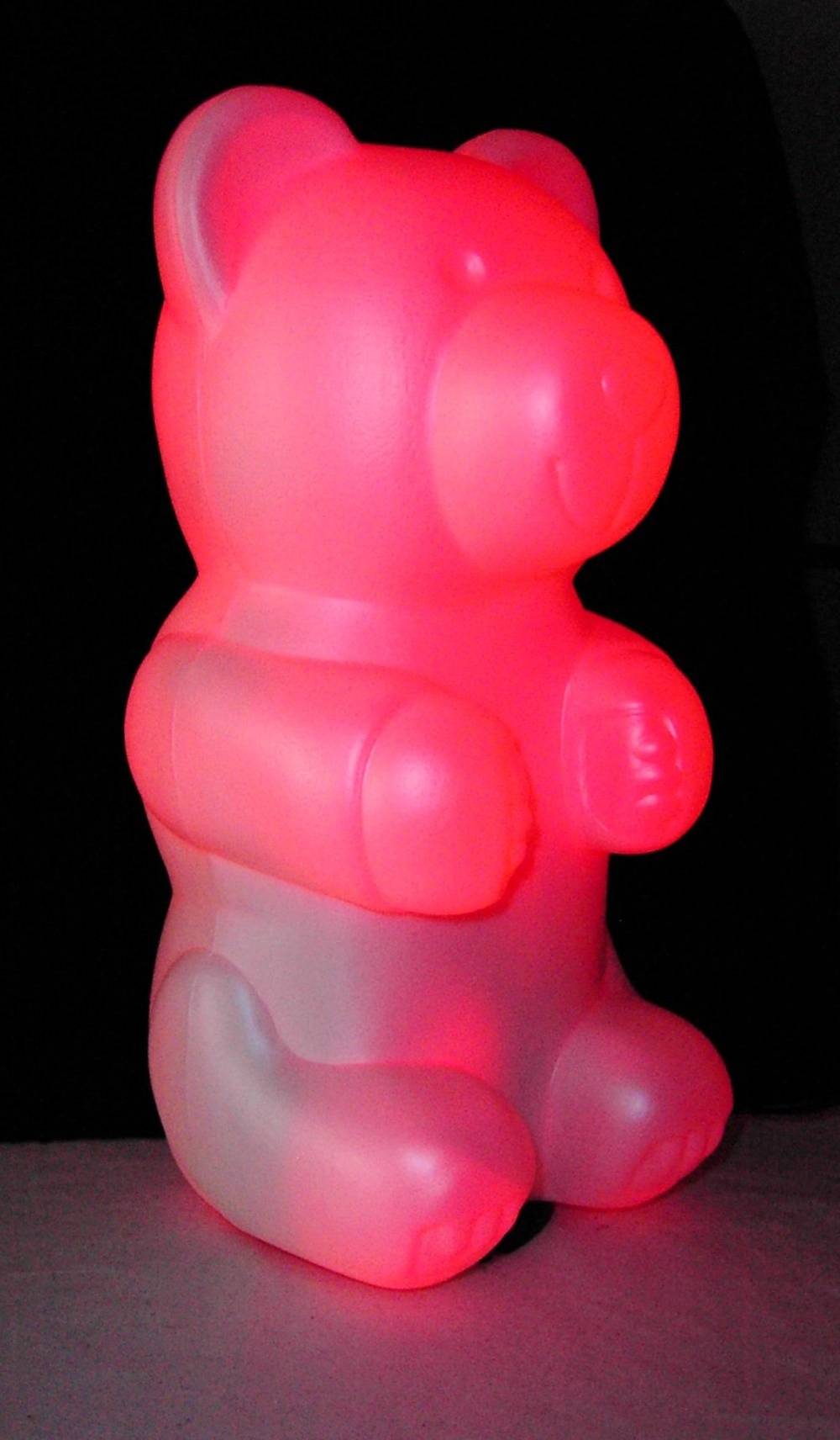 3944 LED Leuchte Nikki Bär 12 Volt rot Höhe: 31,5 cm