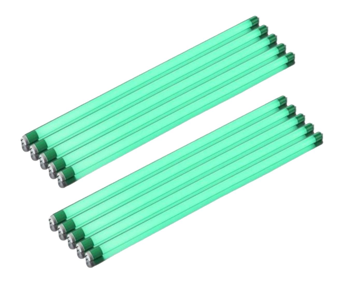 8714 LED Röhre 10erPack 230 Volt 10W T8 150cm 1000Lm Kunststoff Grün