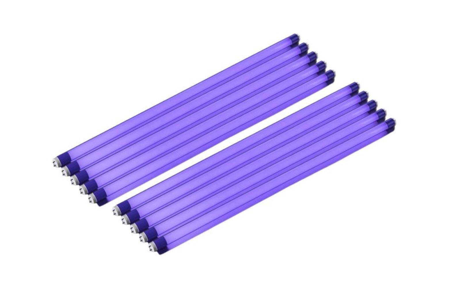 8807 LED Röhre 10 Stück 230Volt 24Watt 2500Lumen 1,50m Violett