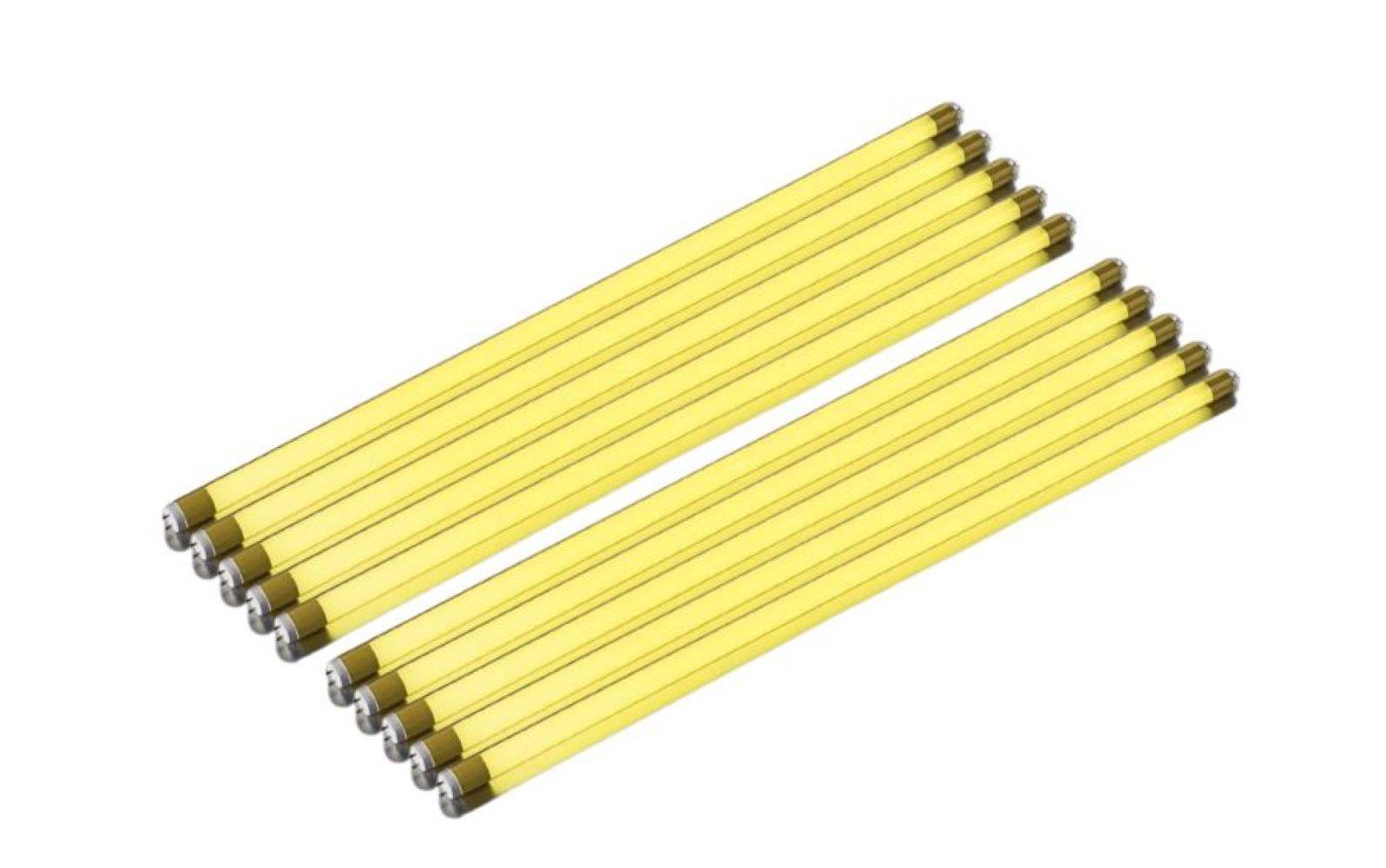 8800 LED Röhre 10 Stück 230Volt 24Watt 2500Lumen 1,50m Gelb