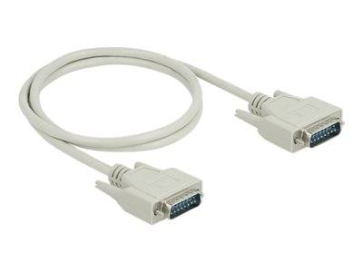 DELOCK Serielles Kabel D-Sub15 Stecker zu 1 m Multimedia-Technik