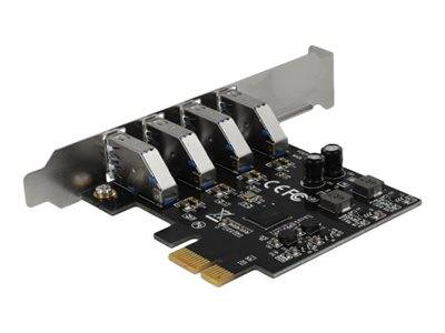 DELOCK USB3.0 PCI Express mit 4x ext. Typ A Buchsen Multimedia-Technik PCI Karten