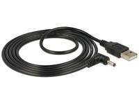 DELOCK Stromkabel USB A -> DC 3,5 x 1,35mm St 90° 1.50m Multimedia-Technik