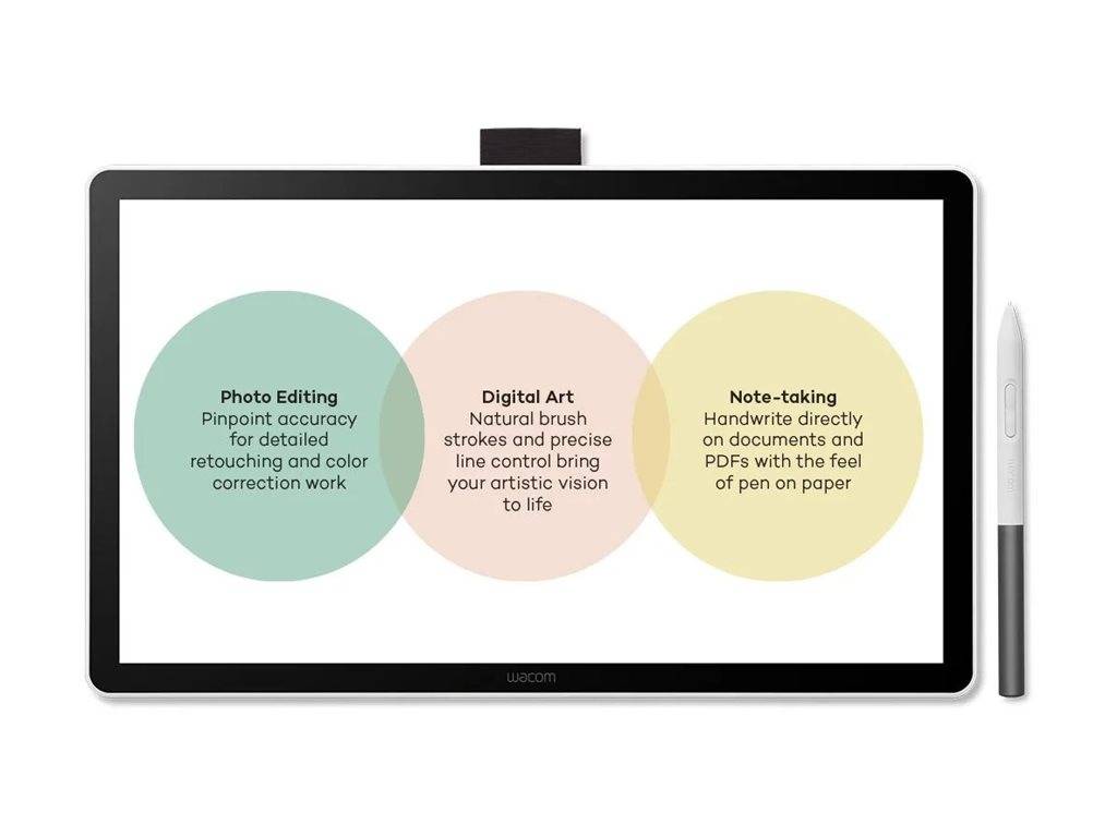 Wacom One 14 - Digitalisierer mit LCD Anzeige30.9 x 17.4 cm - elektromagnetisch