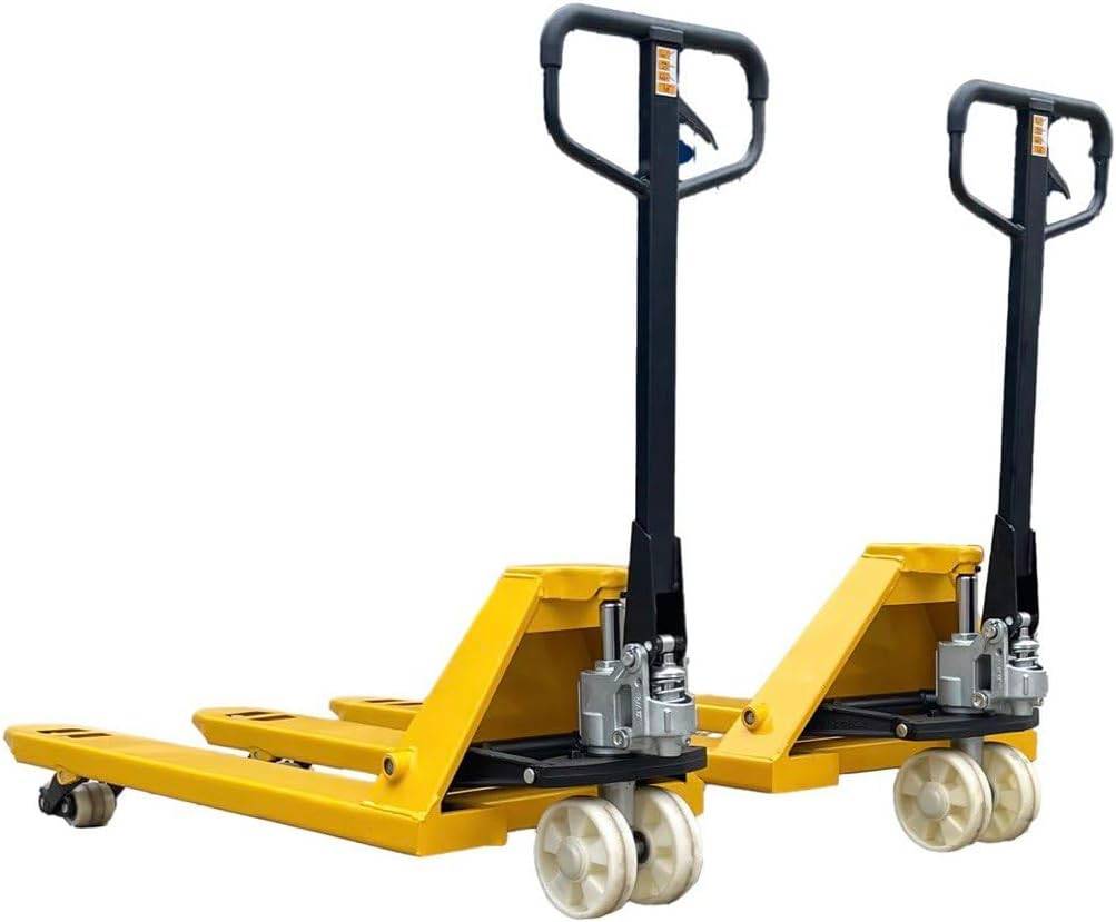 LastWerk One Hubwagen 2500KG Handhubwagen Palettenwagen Gabelhubwagen Polyurethan 1150mm