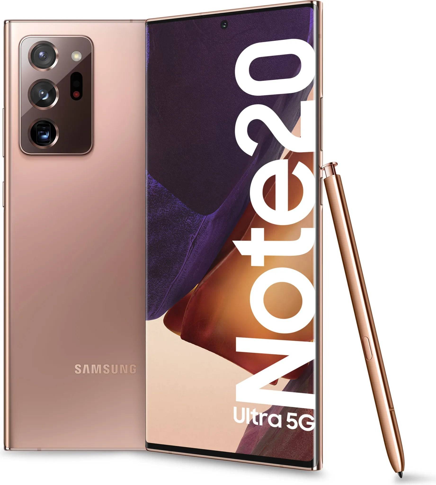 Samsung Galaxy Note20 Ultra, 12 GB RAM, 256 GB, 6.9 Zoll, Mystic Bronze, 5G