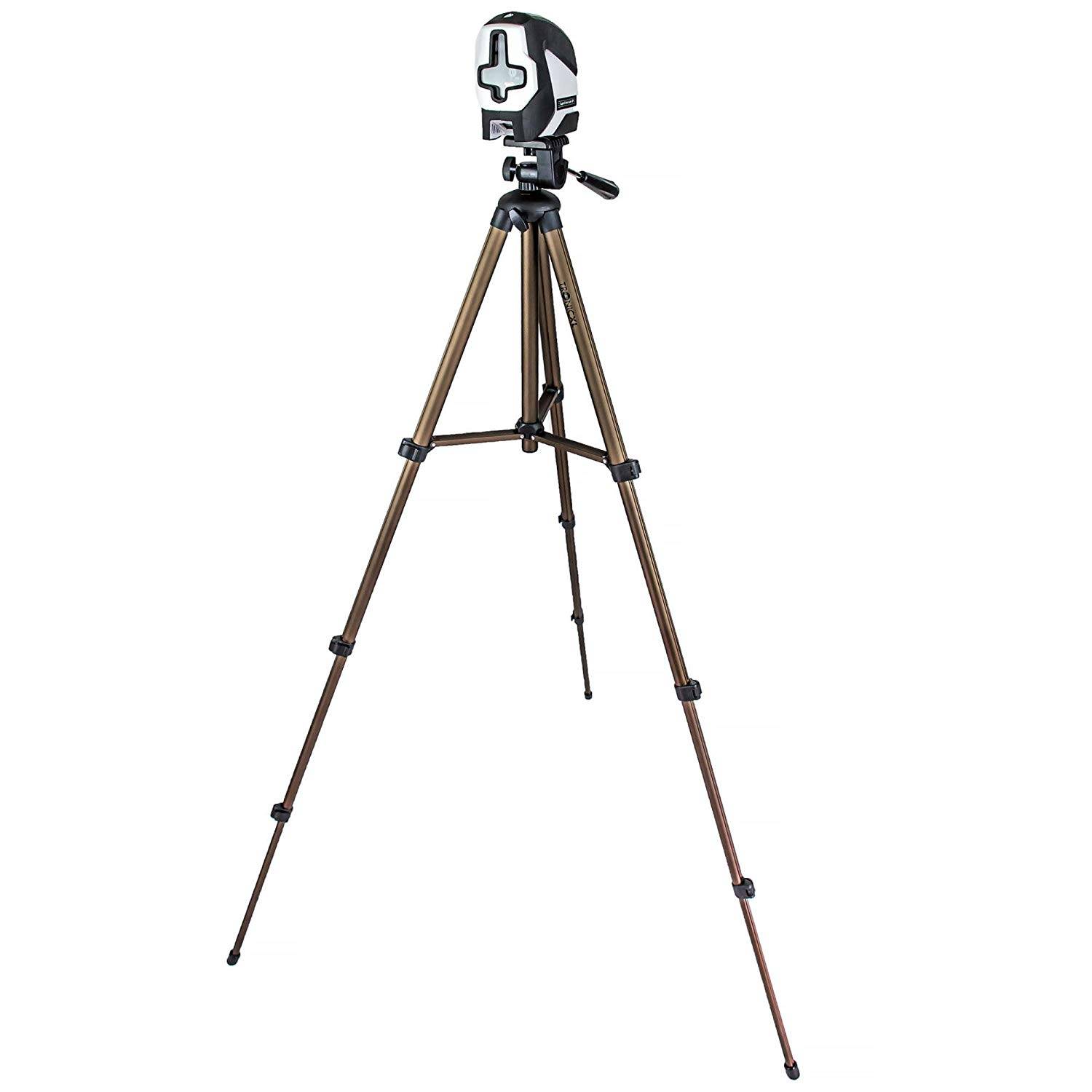 TronicXL Tp21B Baustativ Stativ Lasernivelliergerät Kreuzlinienlaser Rotationslaser Linienlaser Baustellenlaser Laser zb für Einhell Bosch Dewalt Ma