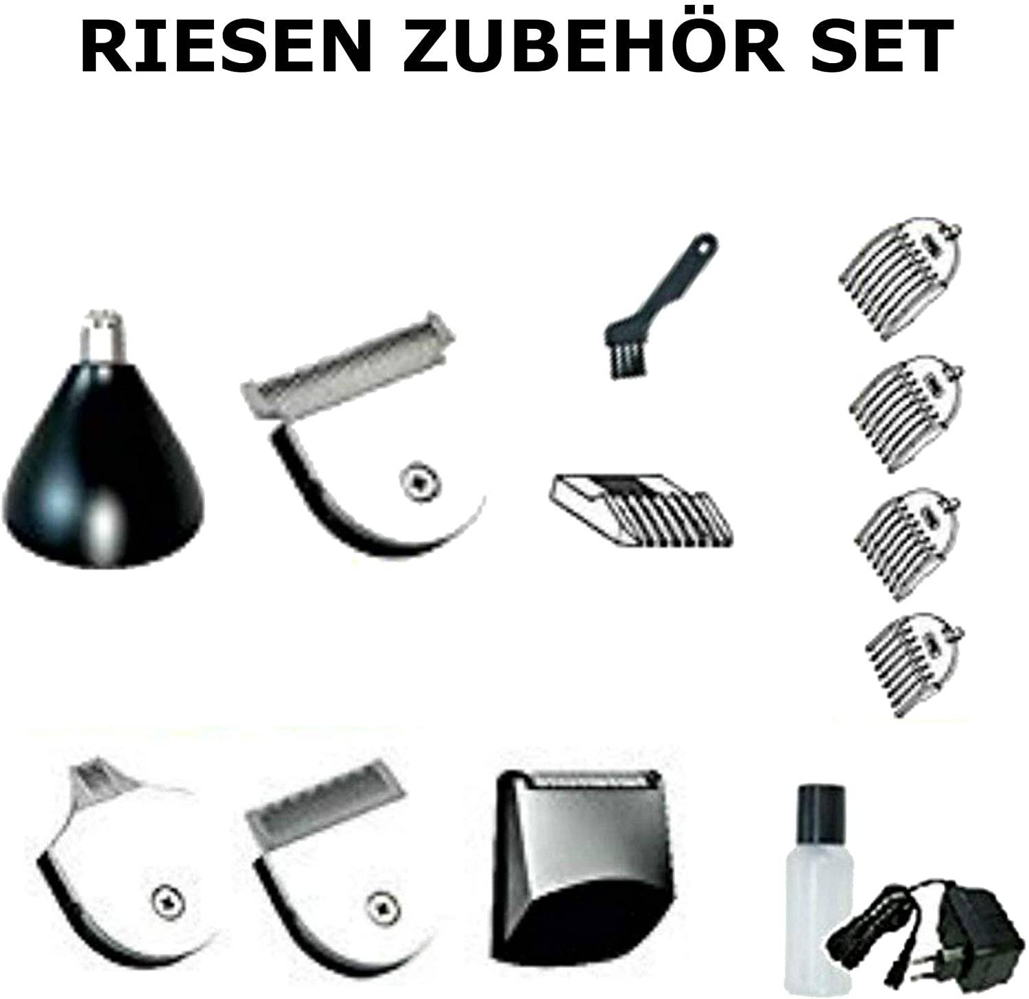 Akku Haarschneidemaschine + Bodytrimmer + Barttrimmer Set Haarschneider Haartrimmer Haartrimmgerät Aufsätze Rasierer