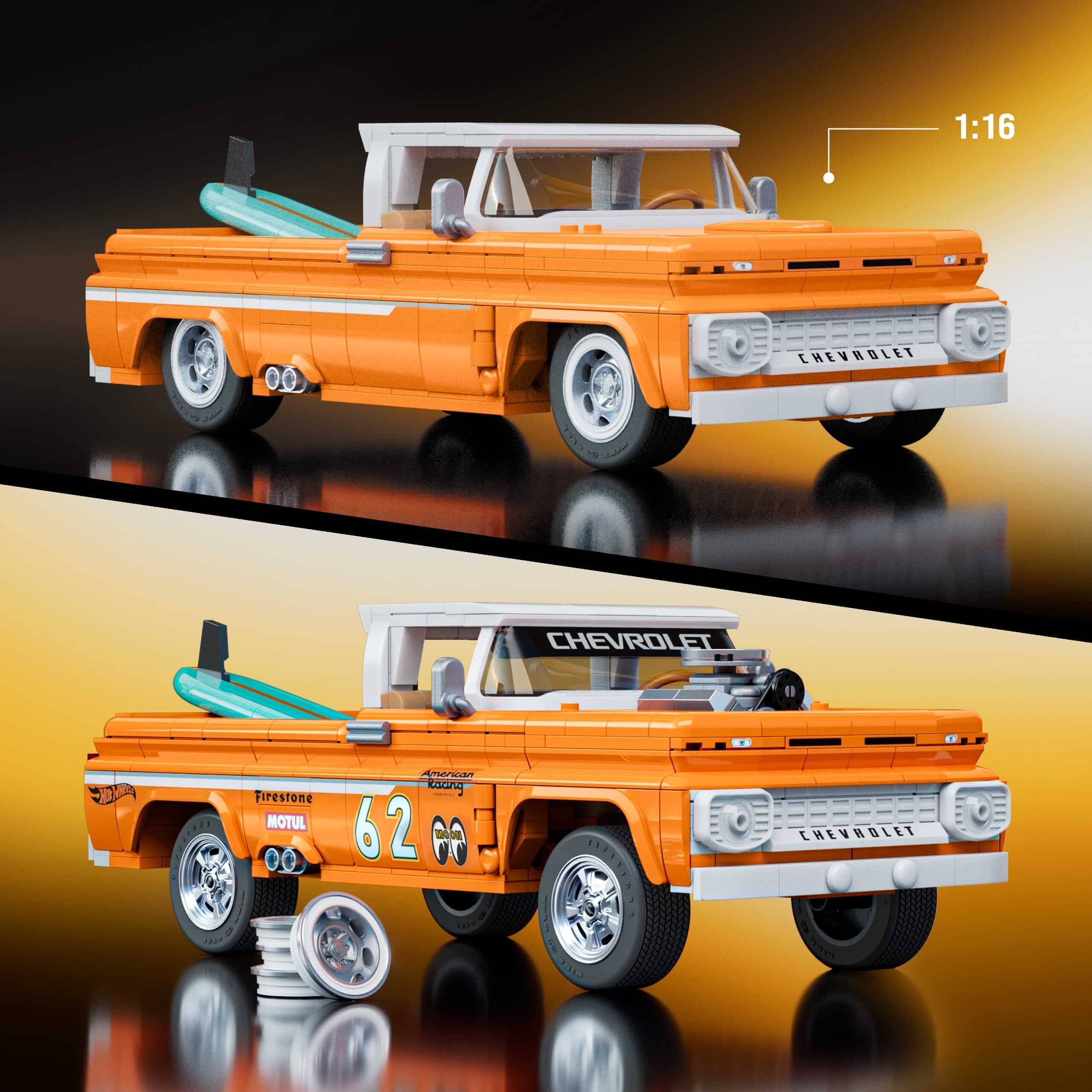 Mattel JFT20 - Mattel Brick Shop HW ELITE SERIES CHEVY