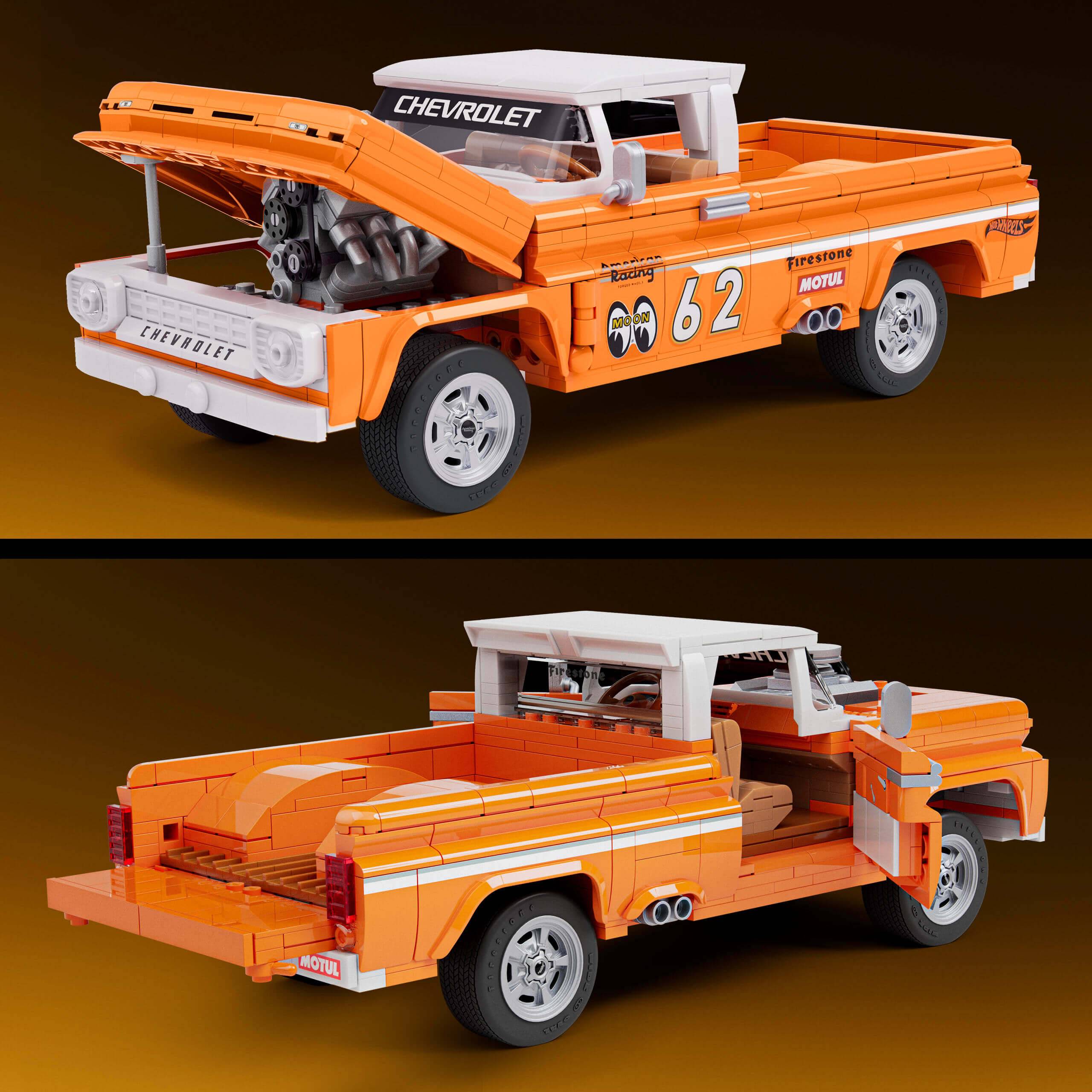Mattel JFT20 - Mattel Brick Shop HW ELITE SERIES CHEVY