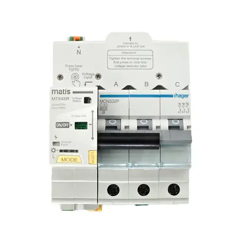 Matis MT84SR Wiedereinschaltautomat 2-polig, LS 16A/32A, Überspannungs- und Unterspannungsschutz, ferngesteuert Matis MT84SR Wiedereinschaltautomat 2-polig, LS 16A/32A, Überspannungs- und Unterspannungsschutz, ferngesteuert