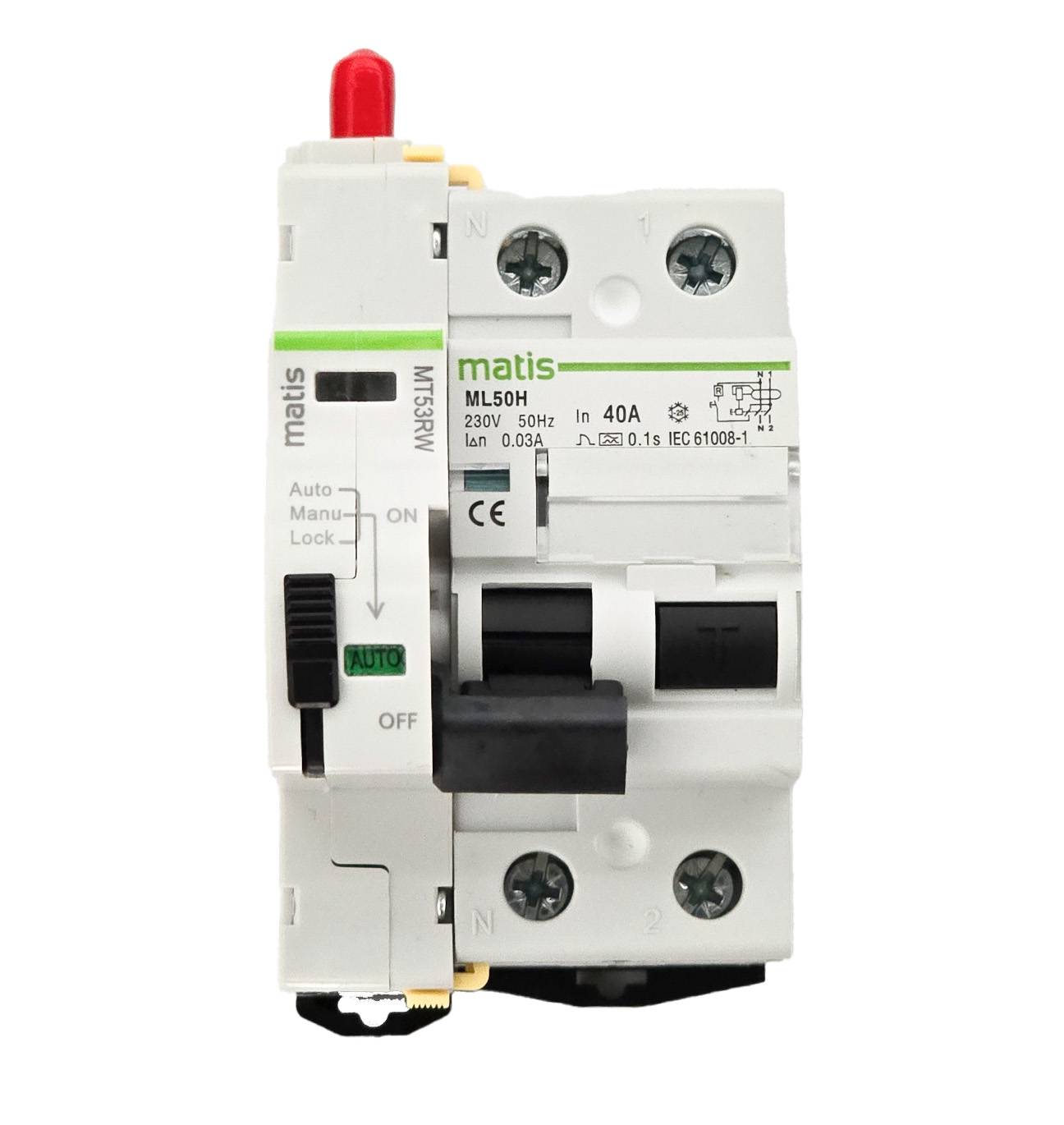 Matis MT53RW Smart WiFi Fernschalter,Tuya App, automatische Wiedereinschaltung