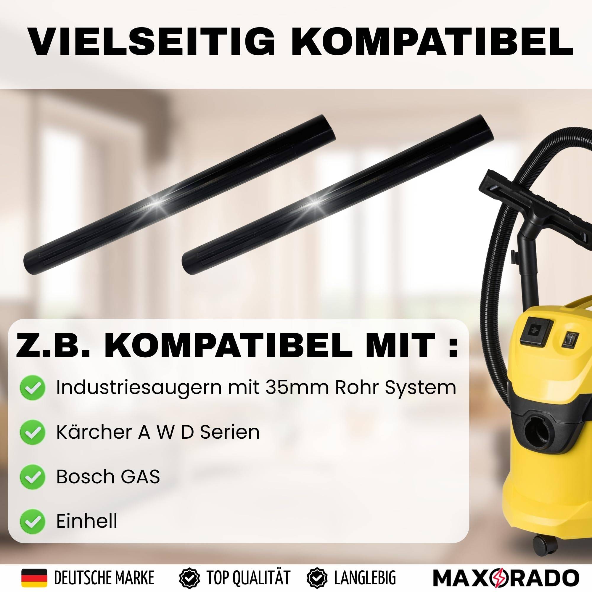 Staubsaugerrohr kompatibel mit Kärcher SE 4001, SE 4002, SE 5.100