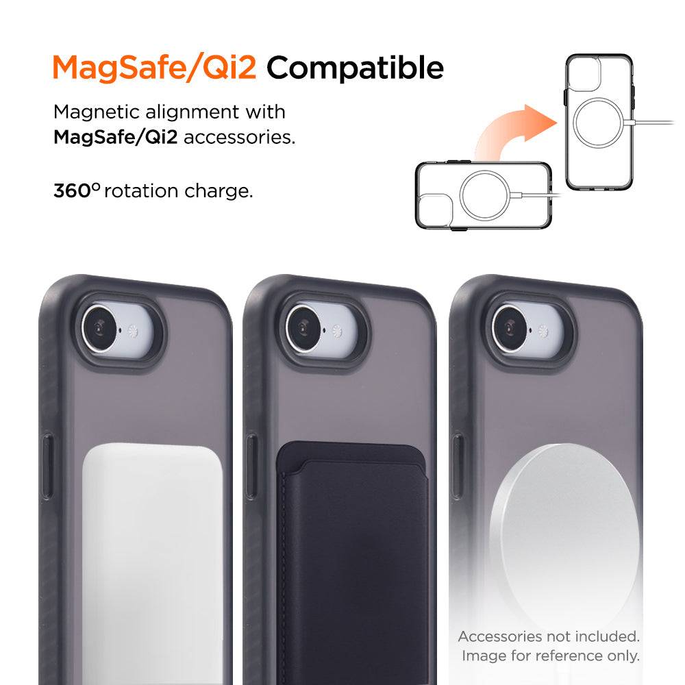 Eiger EGCA00743, Geldbörsenhülle, Apple, iPhone 16E, 40,8 cm (16.1"), Schwarz