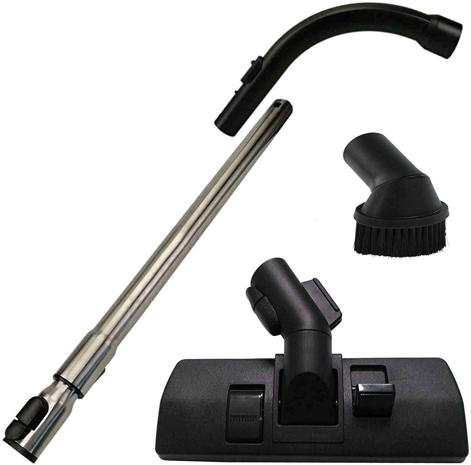 Staubsauger-Rohr Staubsaugerdüse Kombidüse Set Handgriff Staubpinsel kompatibel mit Miele 10275580 9265991 9265990 uvm.