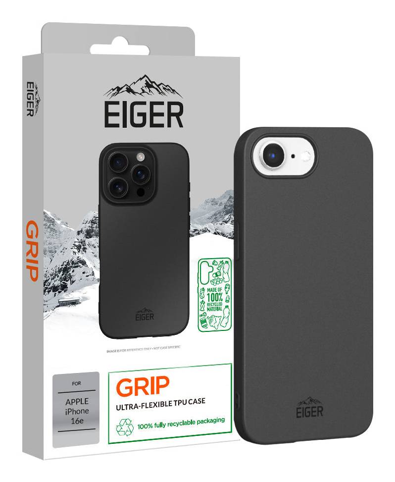 Eiger EGCA00724, Cover, Apple, iPhone 16e, 40,8 cm (16.1"), Schwarz