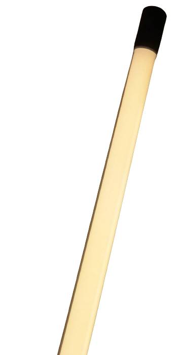 8844 LED Slim Leuchtstab 63cm Ø30mm Kunststoff Röhre Warm Weiß