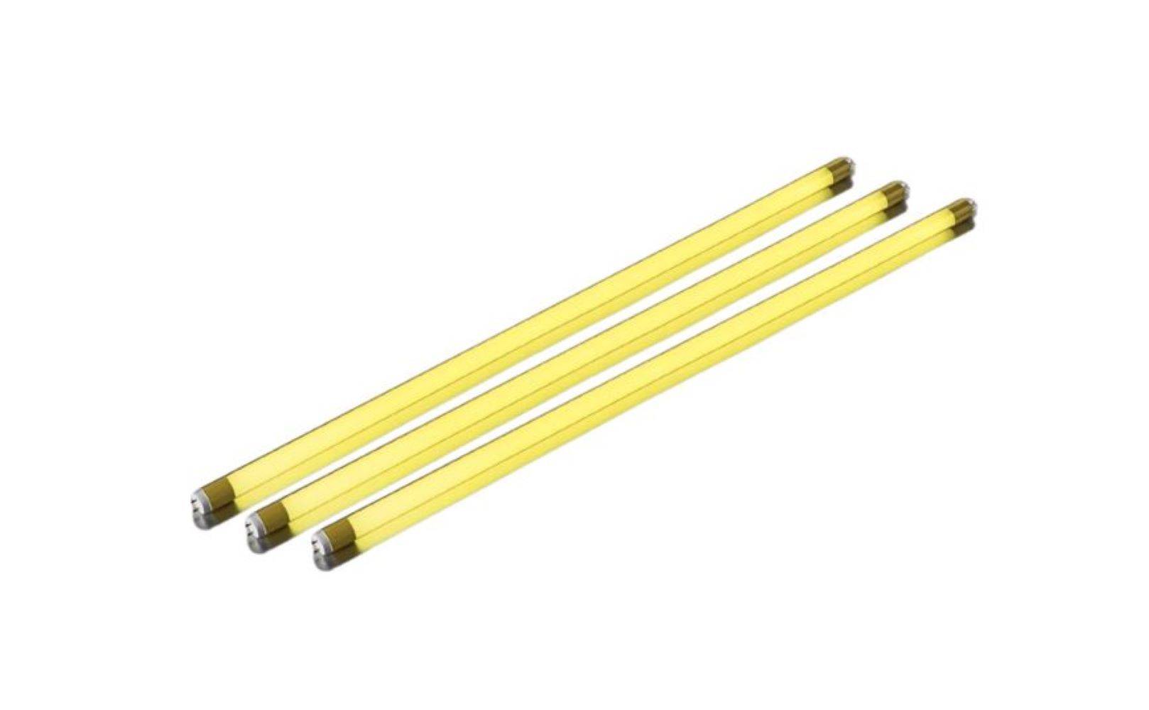 8888 LED Röhre 24 Watt T8 150 cm 2500 Lumen Kunststoff 3er Satz Gelb