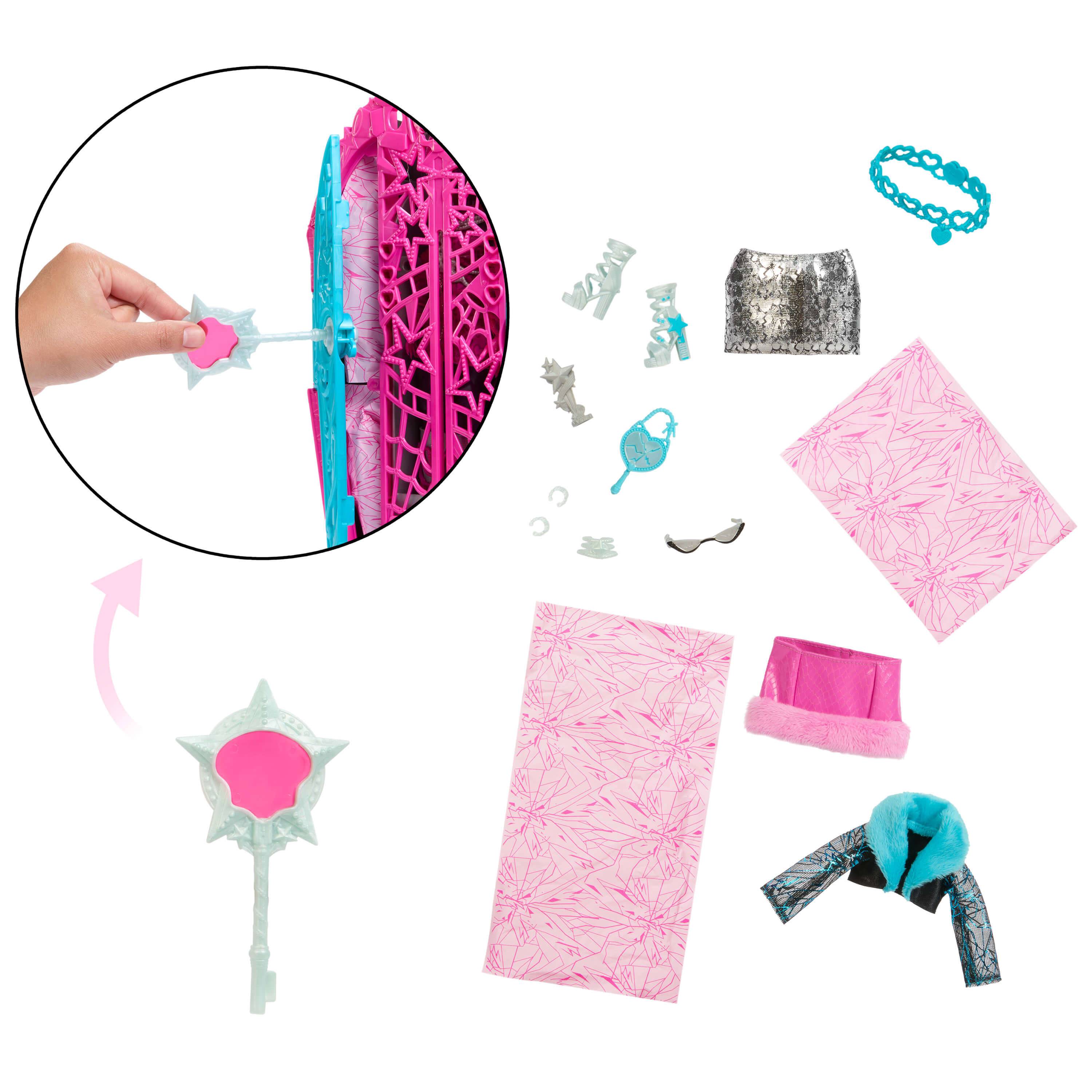 Mattel JBG82 - Monster High Verborgene Schätze Catty Puppe