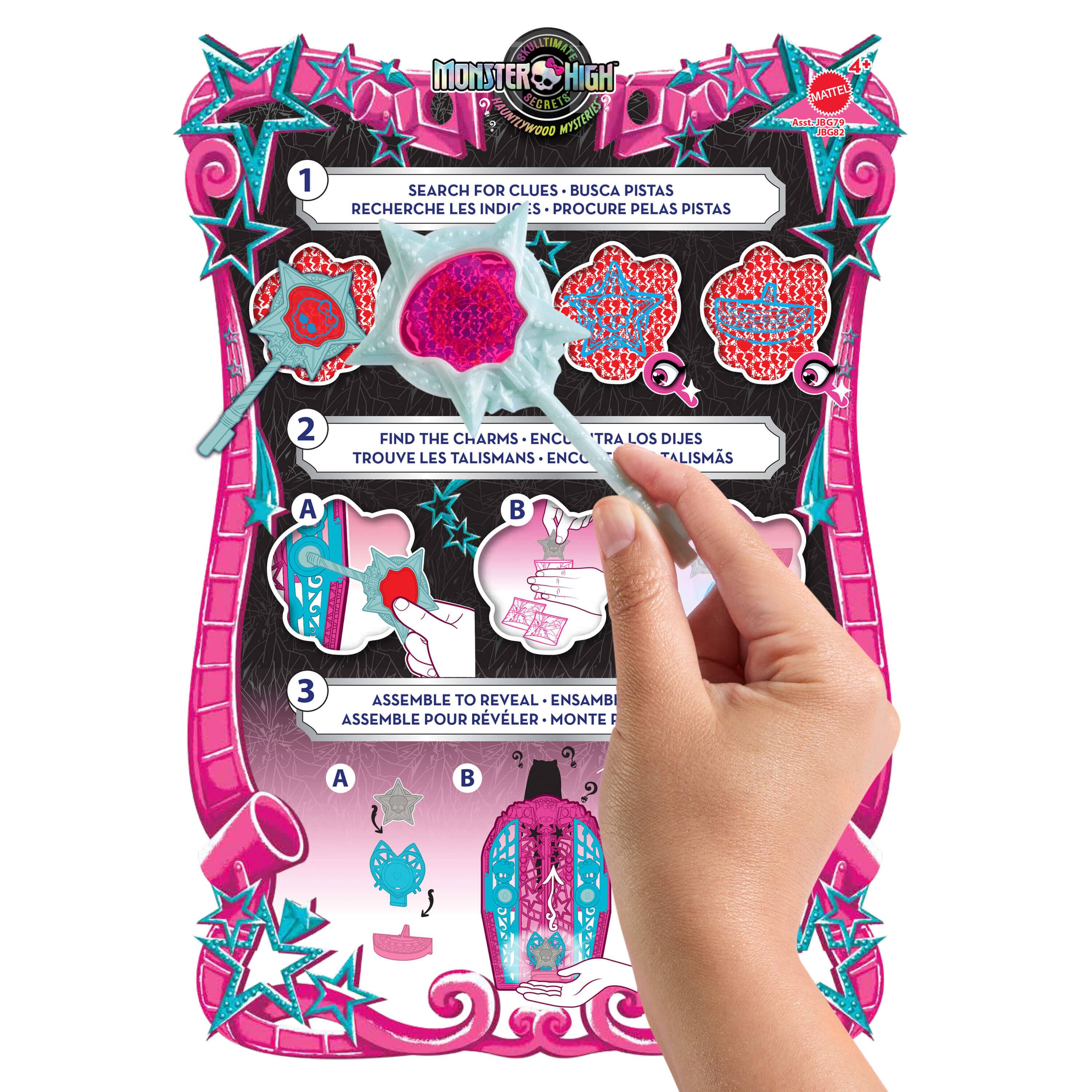 Mattel JBG82 - Monster High Verborgene Schätze Catty Puppe