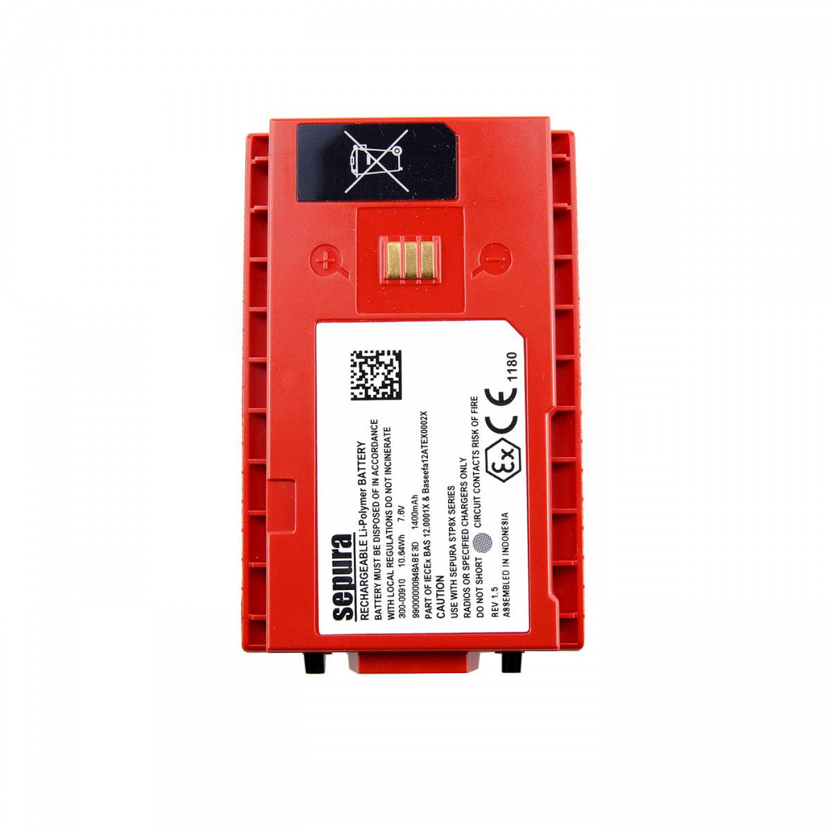 SEPURA Li-Polymer ATEX Standard-Akku für STP8X 300-00910