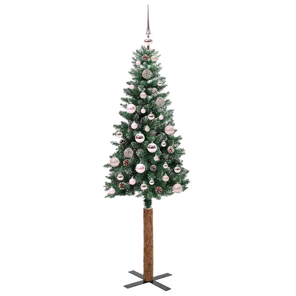 vidaXL Schlanker Weihnachtsbaum Grün 150 cm