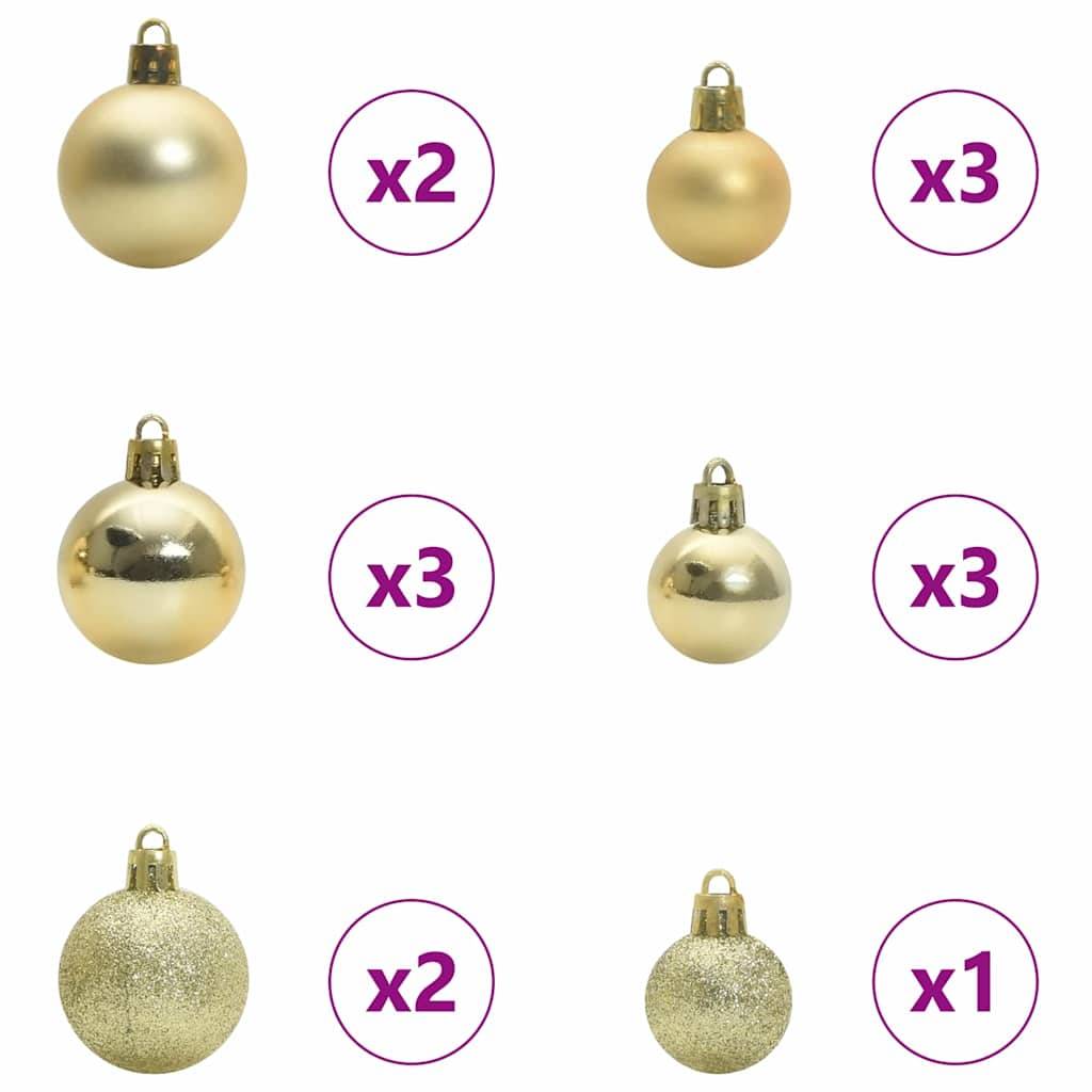 vidaXL Künstlicher Weihnachtsbaum mit 150 LEDs mit Ständer Grün 150 cm