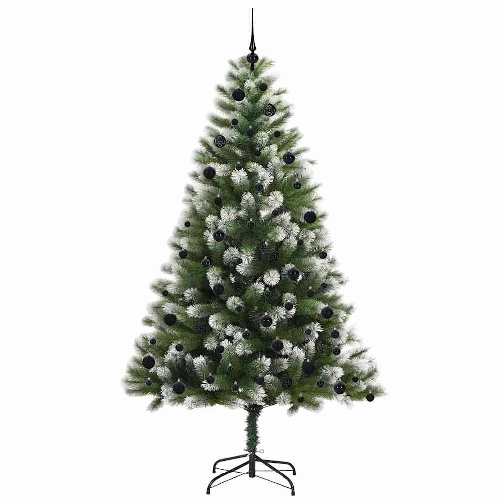 vidaXL Künstlicher Klapp Weihnachtsbaum mit Schneeüberzug 240 cm