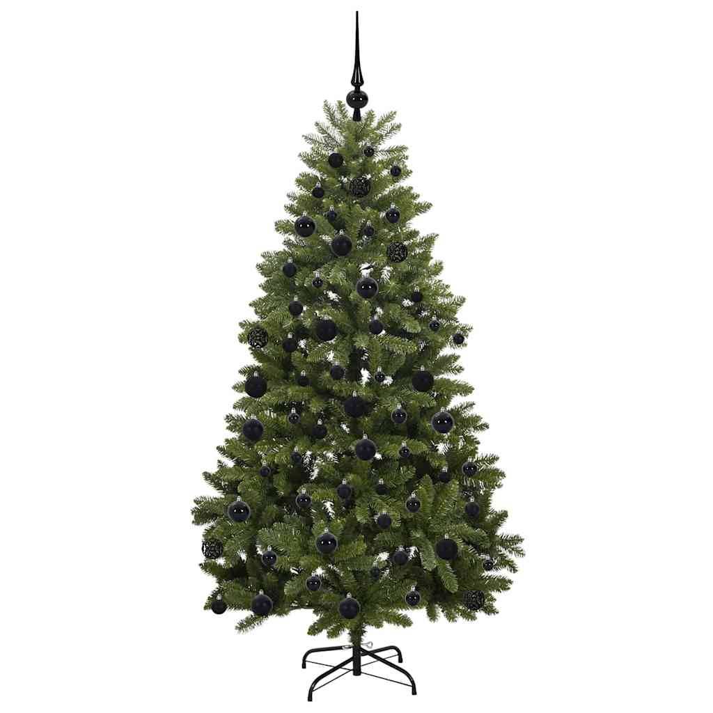 vidaXL Künstlicher Weihnachtsbaum Grün 180 cm PVC und Metall