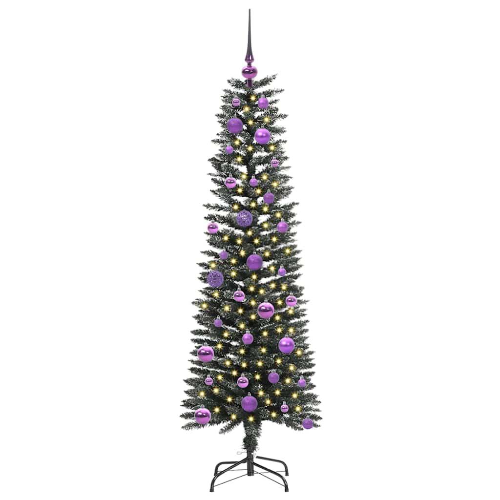 vidaXL Künstlicher Weihnachtsbaum mit 150 LEDs mit Ständer Grün 150 cm