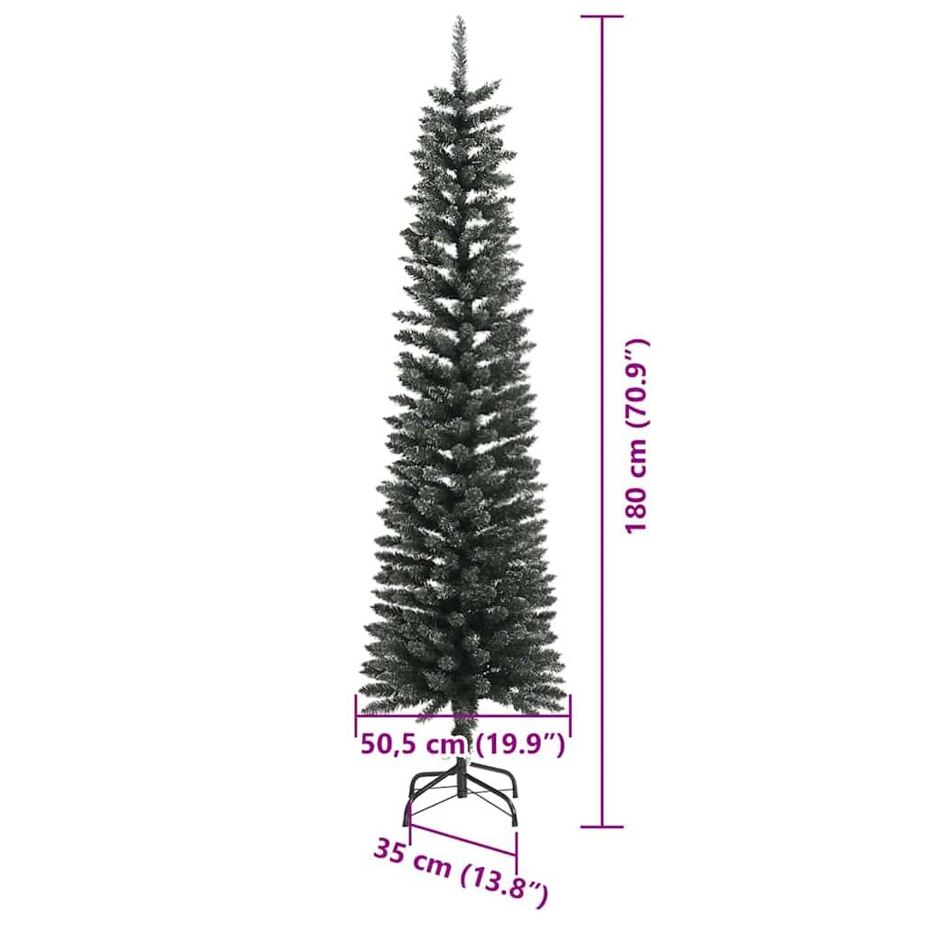 vidaXL Künstlicher Weihnachtsbaum mit 300 LEDs mit Ständer Grün 180 cm