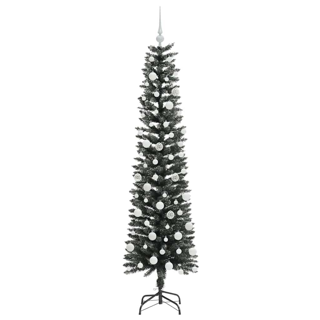 vidaXL Künstlicher Weihnachtsbaum mit 300 LEDs mit Ständer Grün 180 cm