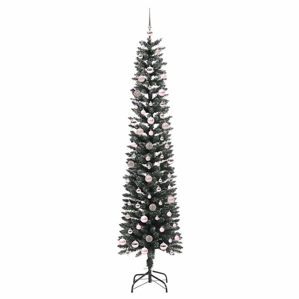 vidaXL Künstlicher Weihnachtsbaum mit 300 LEDs mit Ständer Grün 240 cm