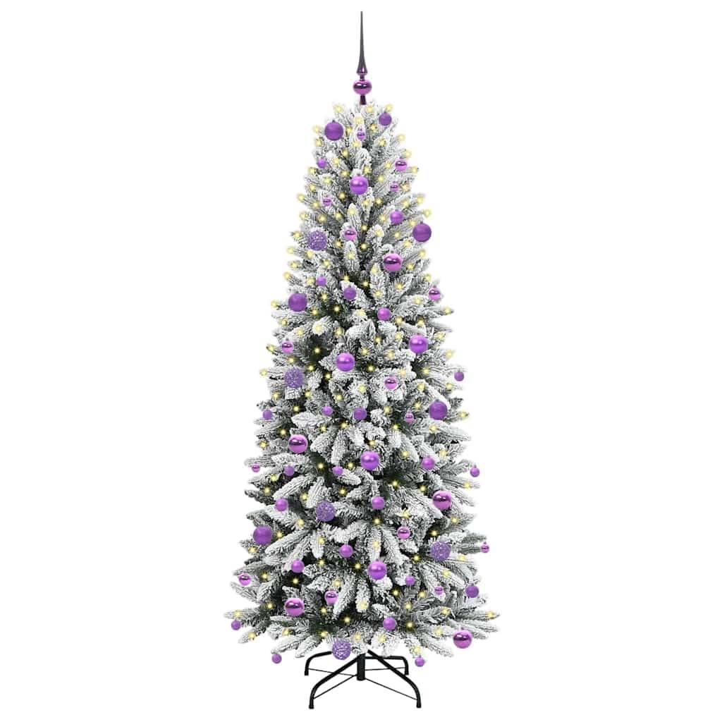 vidaXL Künstlicher Weihnachtsbaum Weiß 180 cm