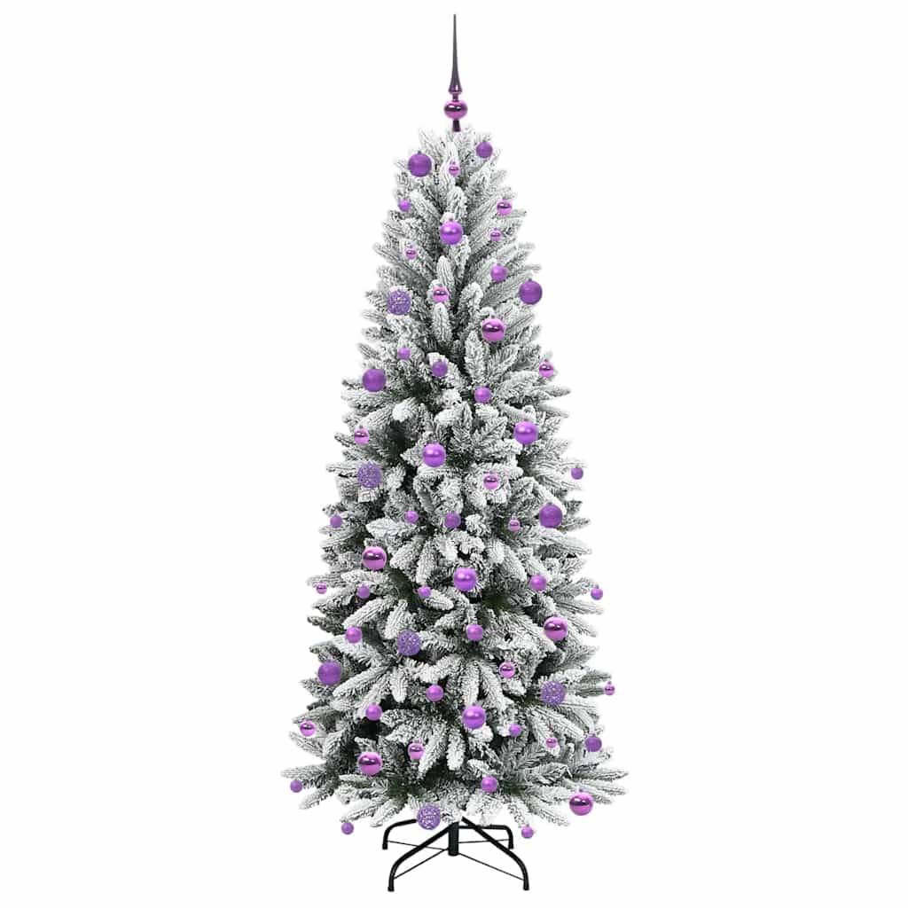 vidaXL Künstlicher Weihnachtsbaum Weiß 180 cm