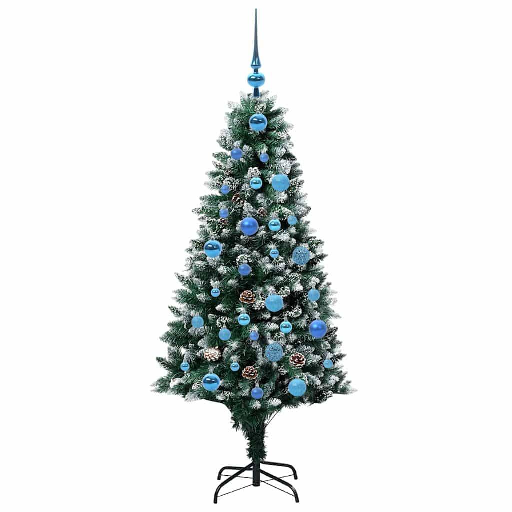vidaXL Künstlicher Weihnachtsbaum mit 150 LEDs mit Ständer Grün 150 cm