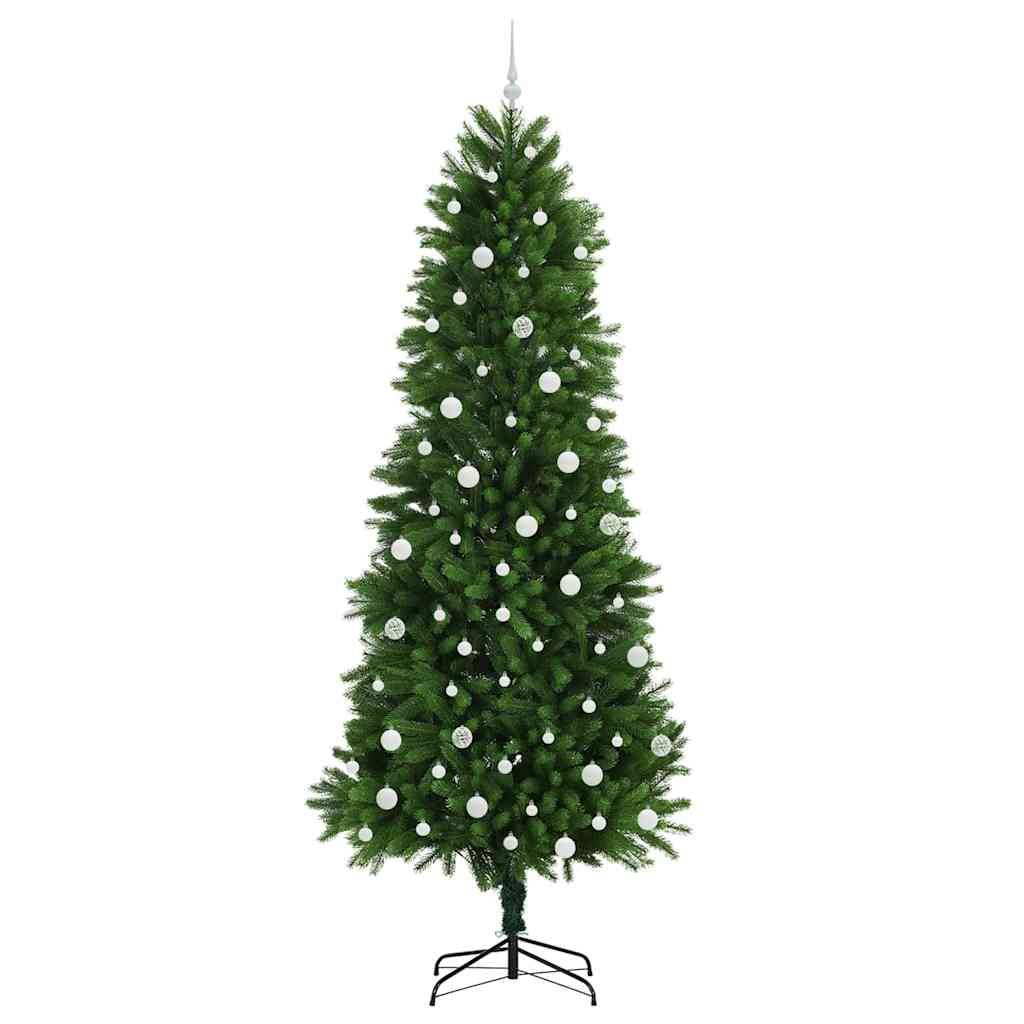 vidaXL Weihnachtsbaum mit 300 LEDs mit Ständer Grün 240 cm PE