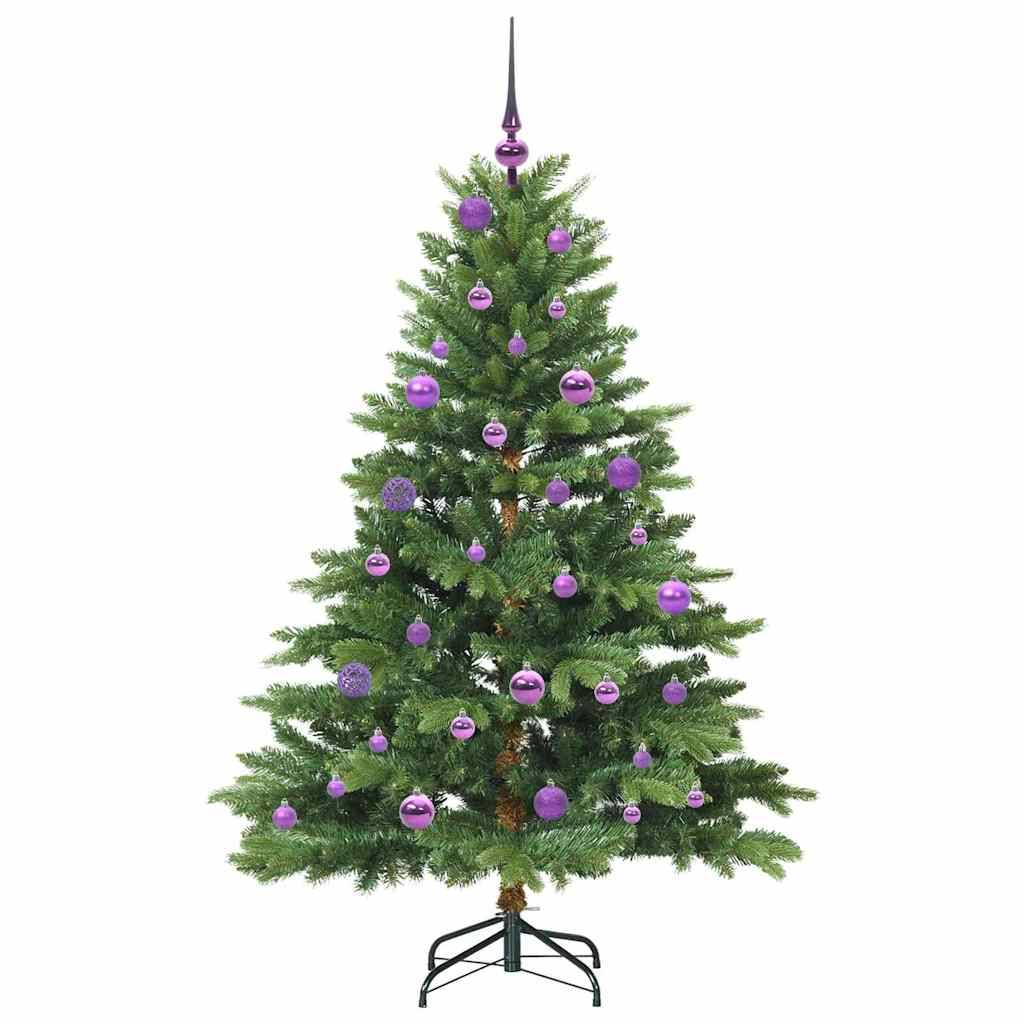 vidaXL Künstlicher Weihnachtsbaum mit 150 LEDs Grün 150 cm PE und PVC