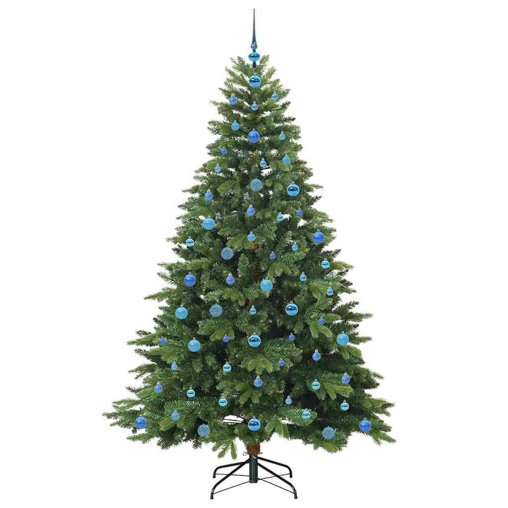 vidaXL Künstlicher Weihnachtsbaum mit 300 LEDs Grün 210 cm PE und PVC