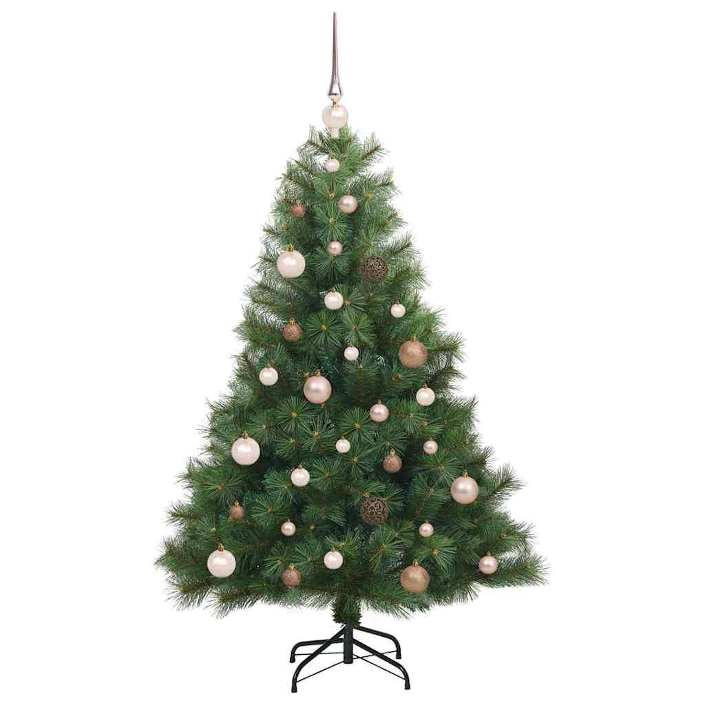 vidaXL Künstlicher Weihnachtsbaum mit 150 LEDs Grün 150 cm PE und PVC