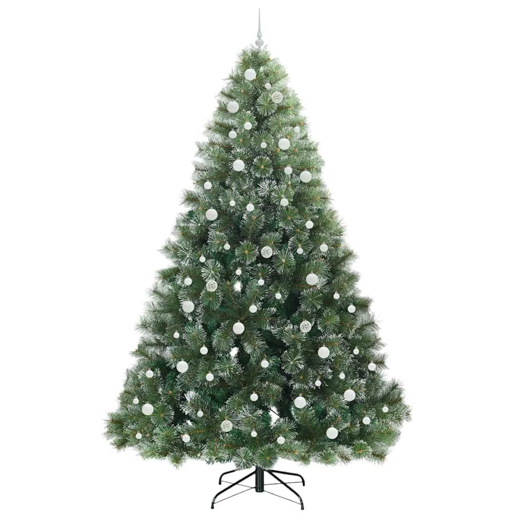 vidaXL Künstlicher Weihnachtsbaum mit 300 LEDs Grün 240 cm PE und PVC