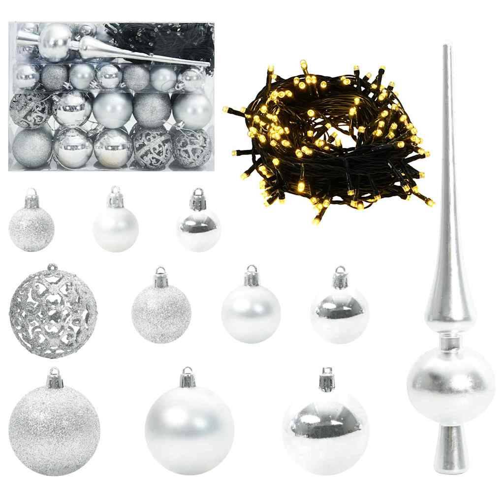 vidaXL Künstlicher klappbarer Weihnachtsbaum mit Tannenzapfen 150 cm