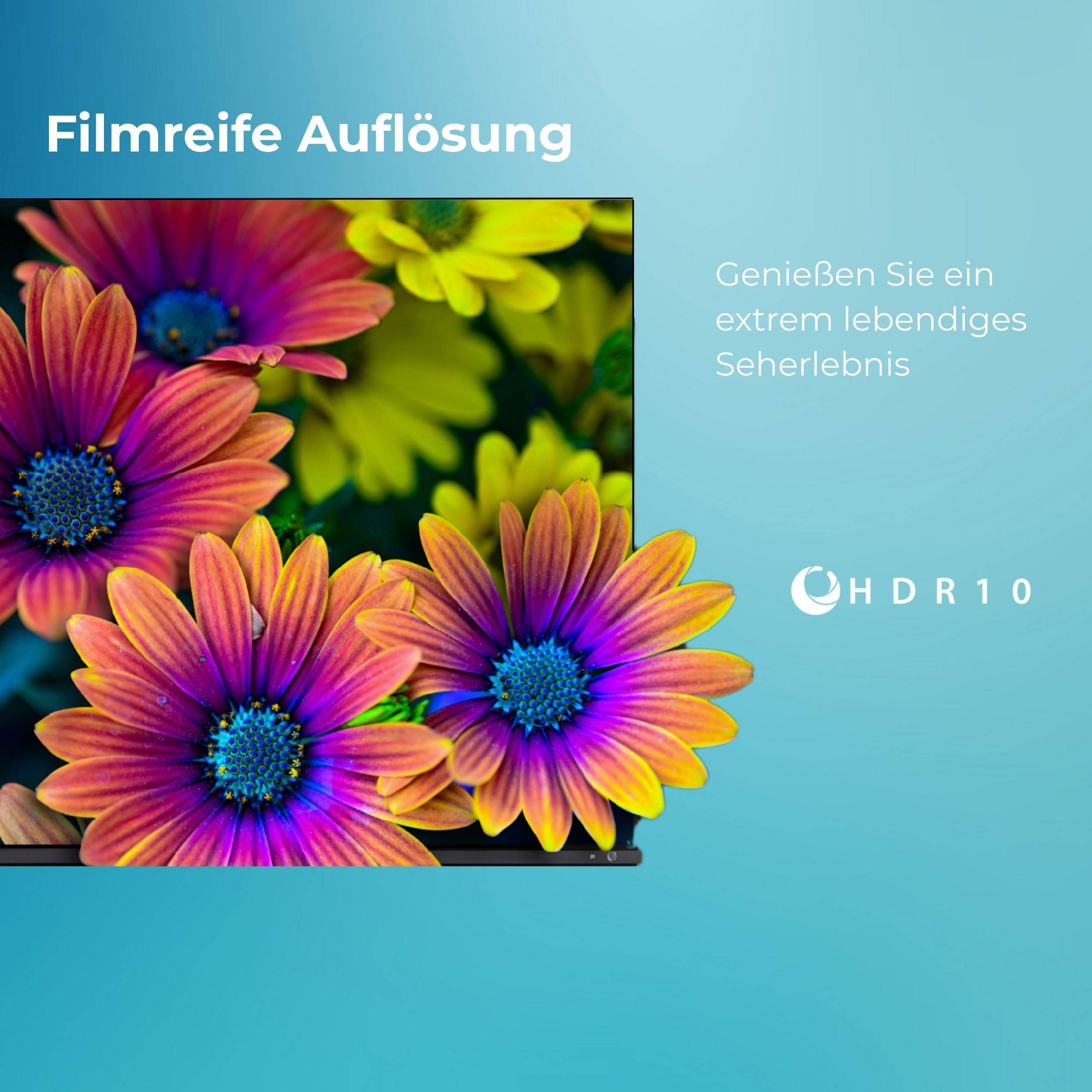 Toshiba 32LV3F63DAZ Fernseher 32 Zoll Smart TV VIDAA Full HD HDR TV mit Triple-Tuner, LED TV (2026)