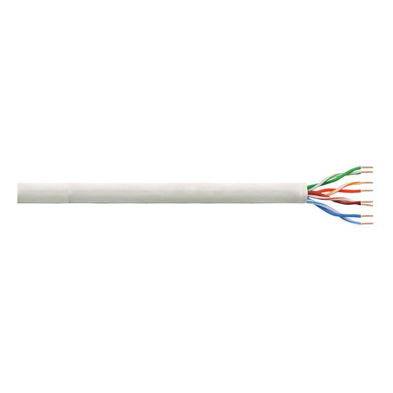 Logilink Patchkabel CAT6 U/UTP CU PVC 100,00m grau Kabel RJ45 Cat.6