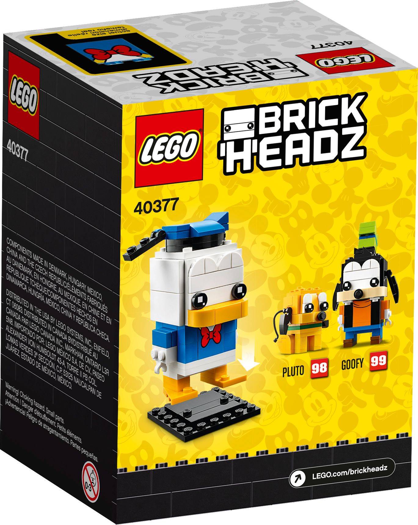 LEGO® Brickheadz 40377 Donald Duck