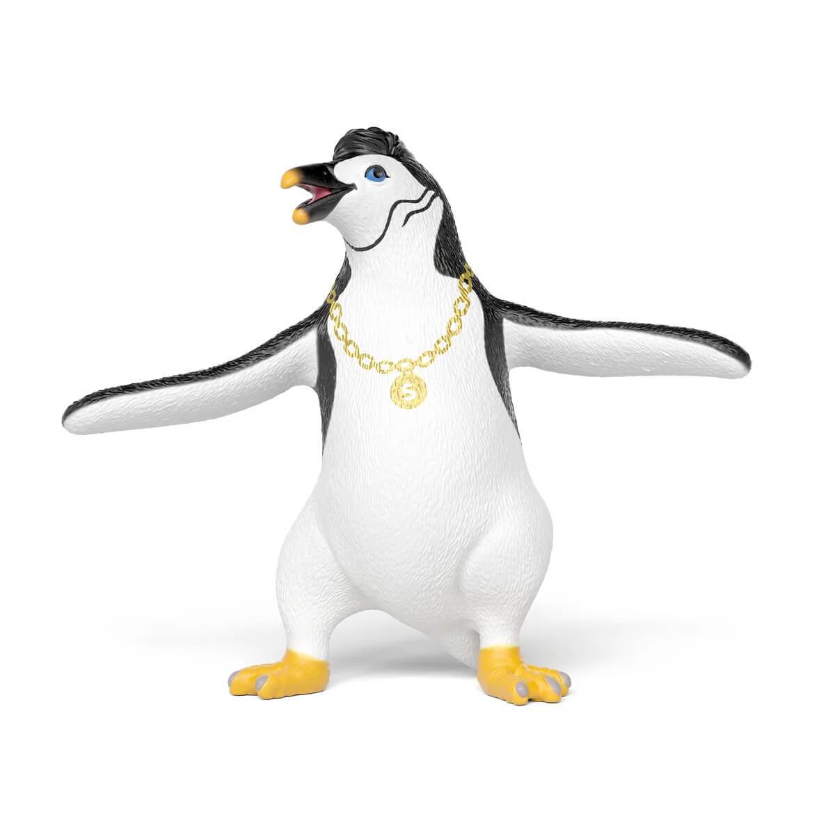 Schleich 14958 - Juri der Pinguin mit Goldkette - School of Magical Animals