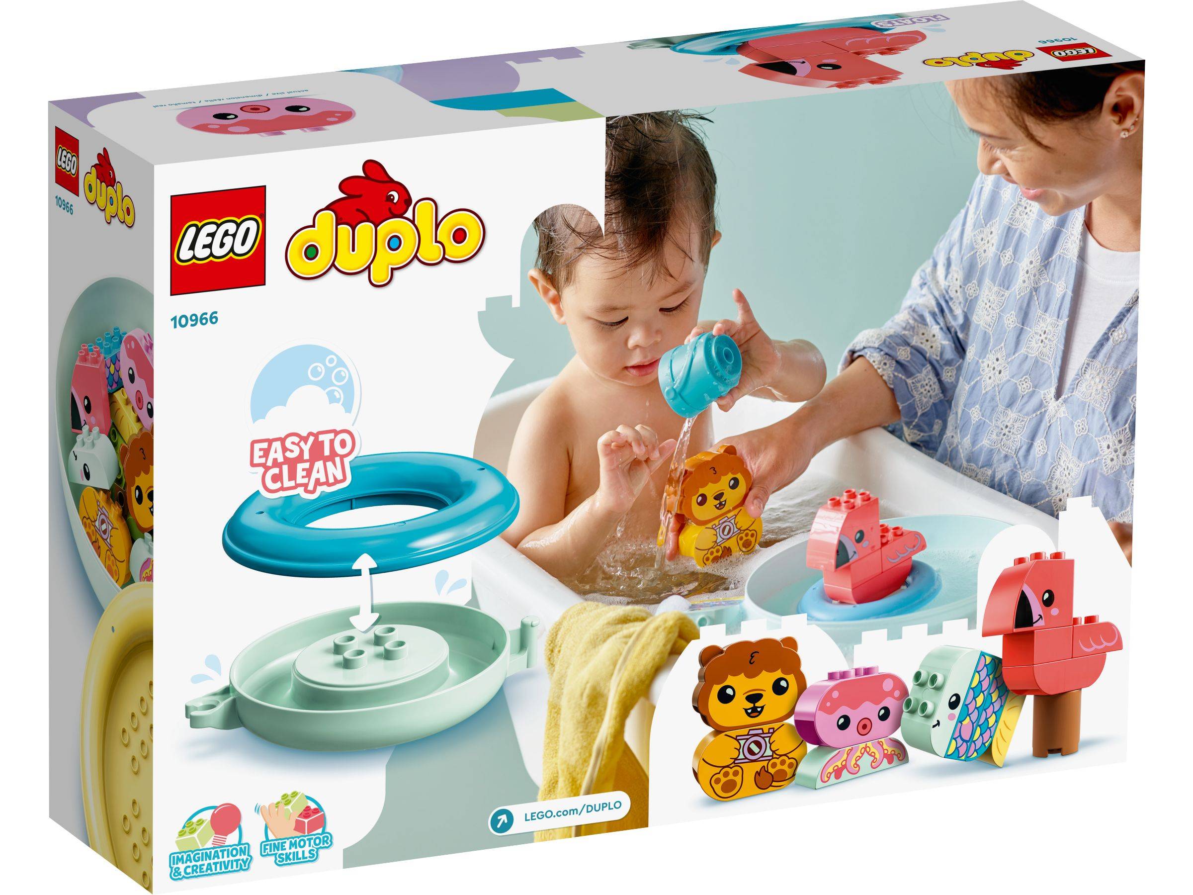 LEGO® DUPLO® 10966 Badewannenspaß: Schwimmende Tierinsel