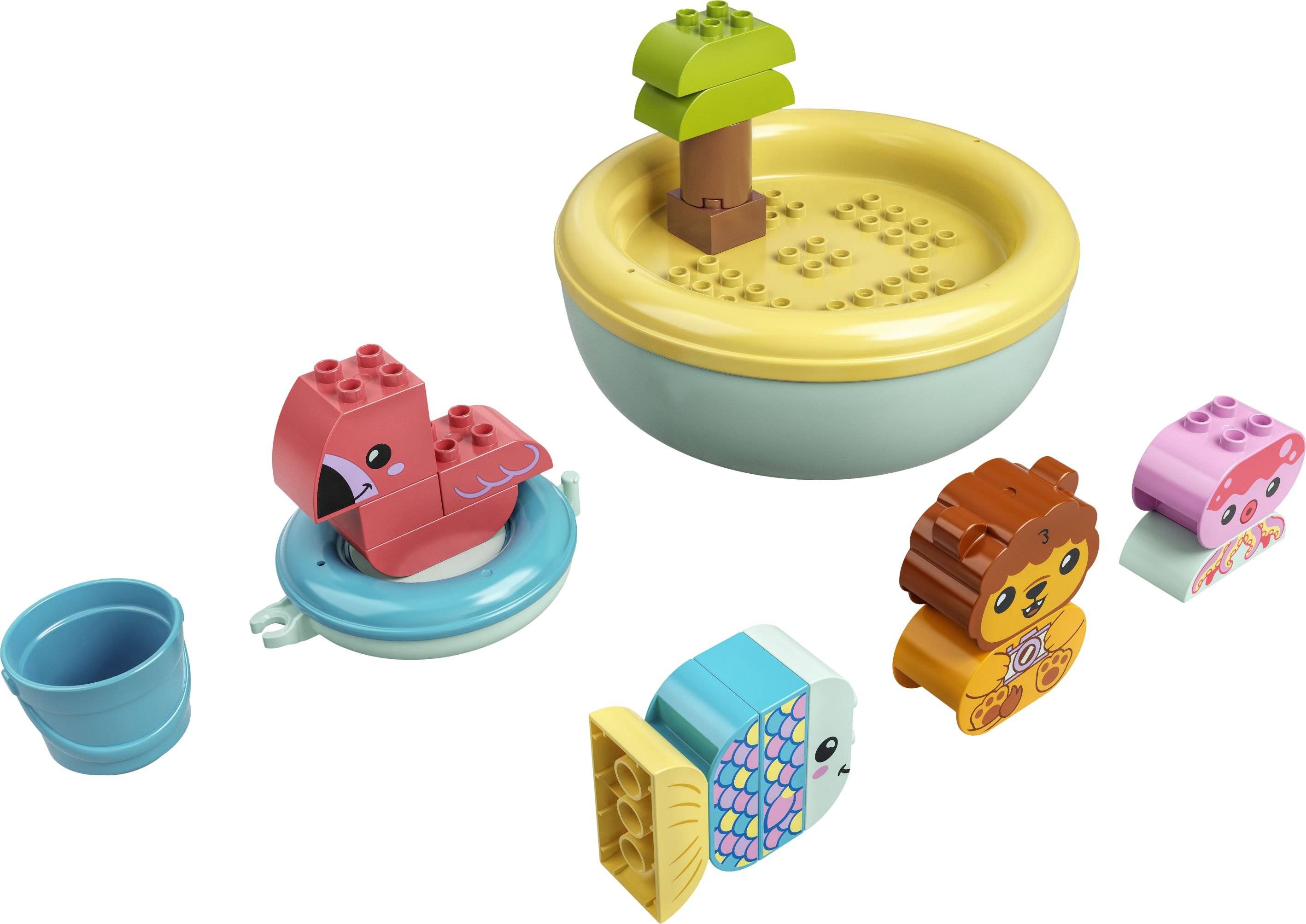 LEGO® DUPLO® 10966 Badewannenspaß: Schwimmende Tierinsel